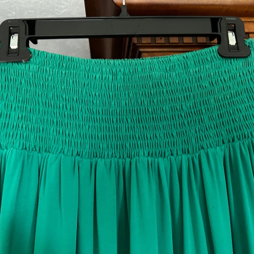 Susana Monaco Maxi Bandeau Elastic Green Dress, Size XS - Picture 6 of 14
